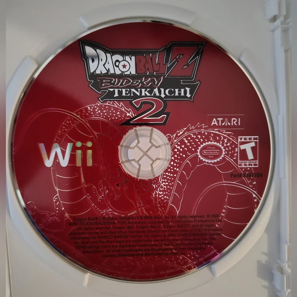 Dragon Ball Z: Budokai Tenkaichi 2 (Nintendo Wii, 2006) COMPLETE